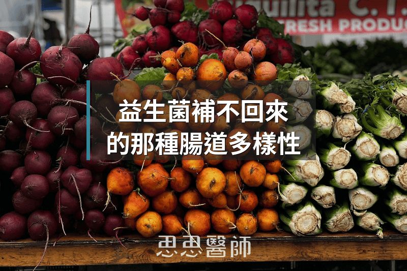 益生菌補不回來的那種腸道多樣性