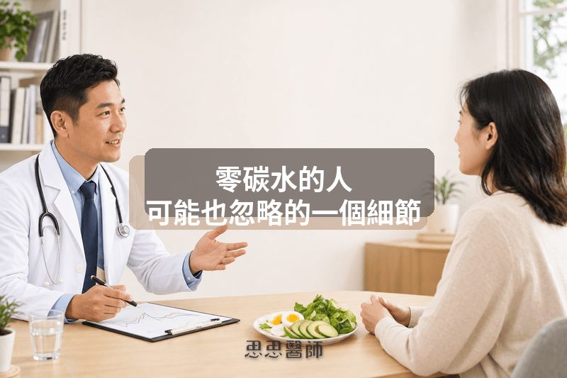零碳水的人，可能也忽略的一個細節